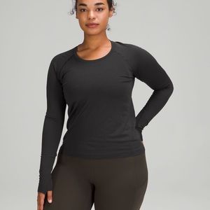 Black Lululemon Swiftly tech long sleeve size 4